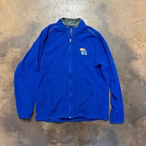 Antigua Kansas Jayhawks Fleece Jacket Full Zip Pullover Womens L